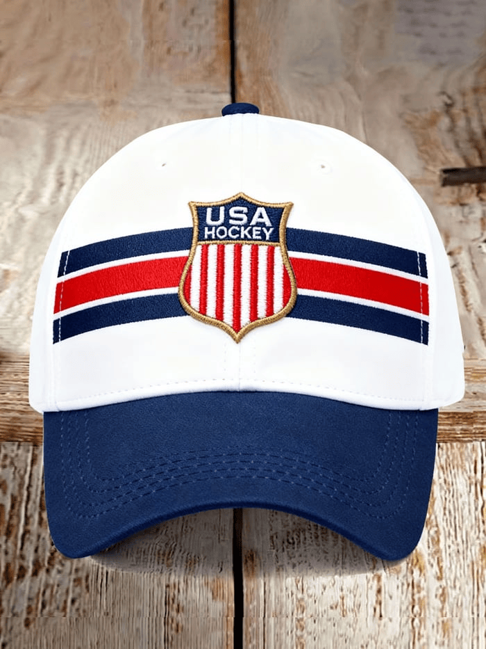 USA Hockey 2026 Winter Olympics Hat Team USA Ice Hockey Ball Cap Best Gifts For Fans