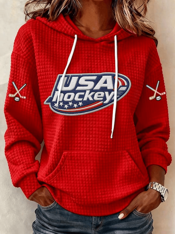 USA Hockey 2026 Winter Olympics Hoodie For Her Best Gifts For Ice Hockey Lovers