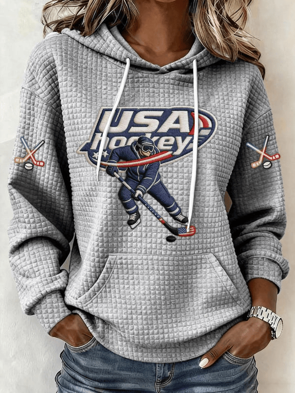 USA Hockey 2026 Winter Olympics Hoodie Game Day Clothing Team USA Merch Gifts For Wife