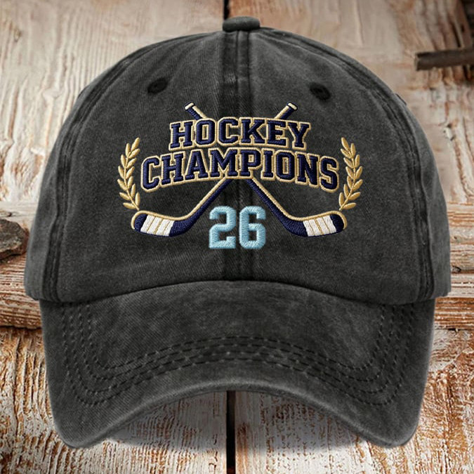 USA Hockey Champions 2026 Hat Winter Olympic Baseball Cap Hockey Lover Gift
