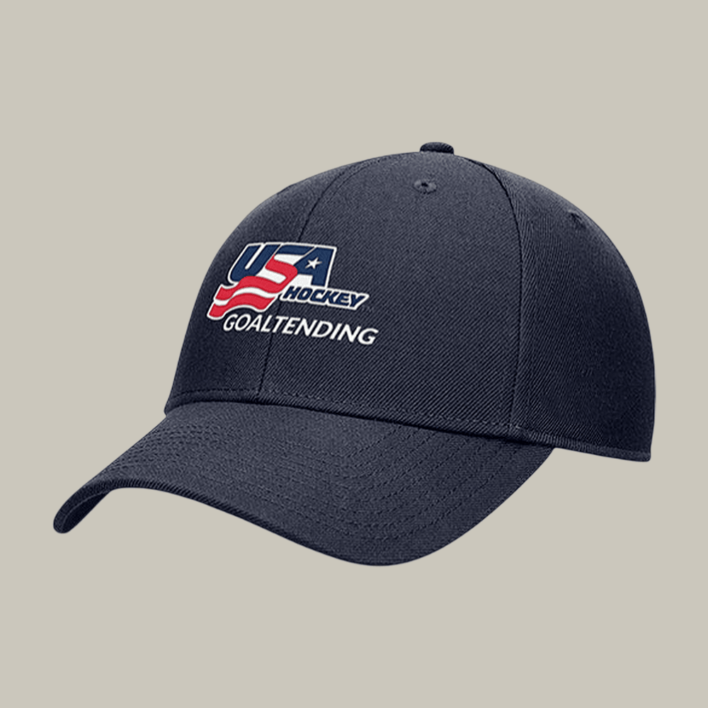 USA Hockey Goaltending Hat USA Hockey Gold Medal Baseball Cap Present For Boyfriend