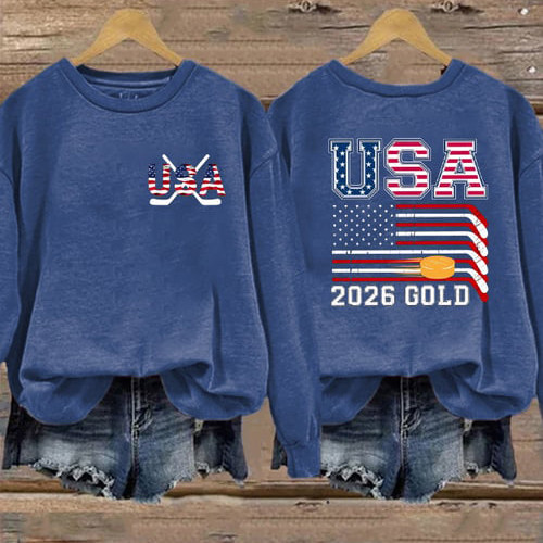 USA Hockey Gold Medals 2026 Sweatshirt Team USA Olympic 2026 Merch Fans Gift
