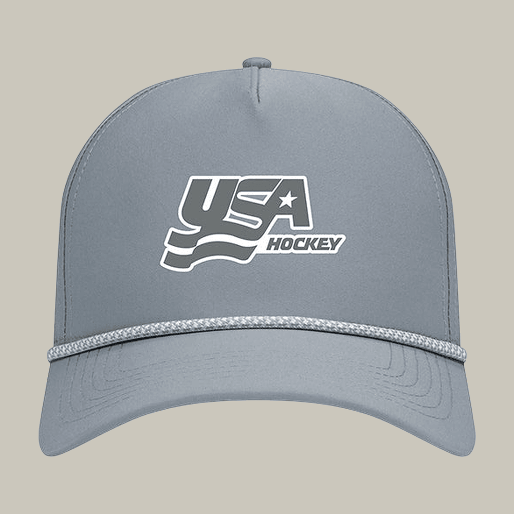 USA Hockey Gordon Rope Snapback Hat Milano Cortina 2026 Winter Olympic USA Hockey Gold Merch