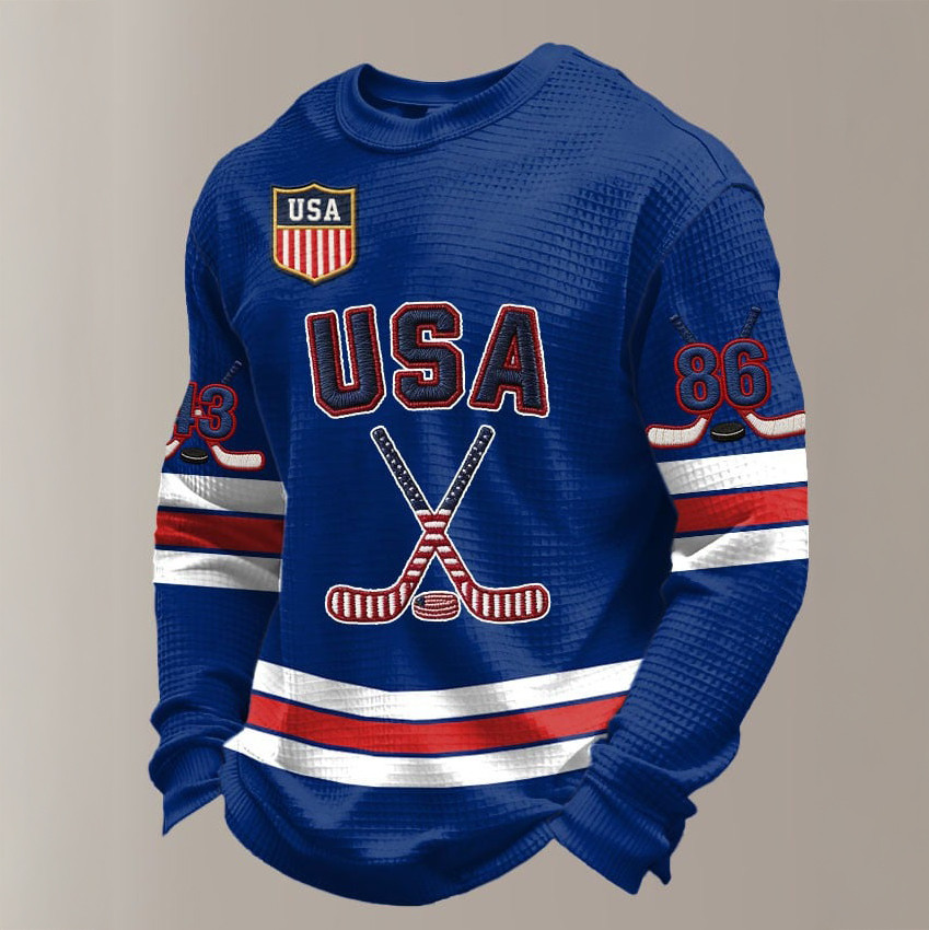 USA Hockey Team 2026 Long Sleeve Shirt USA Hockey Olympic Merch Cool Gift For Enthusiast