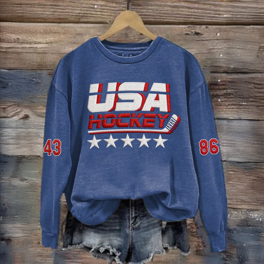 USA Hockey Team 2026 Winter Olympic Sweatshirt Milano Cortina USA Hockey Apparel