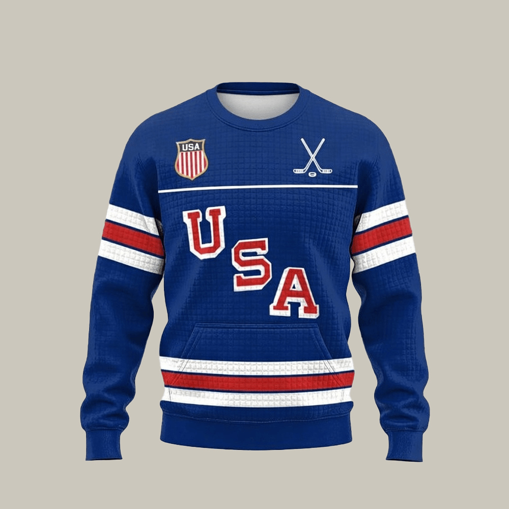 USA Hockey Team Champions 2026 Winter Olympic Sweatshirt USA Hockey Gold Merch Gift For Him