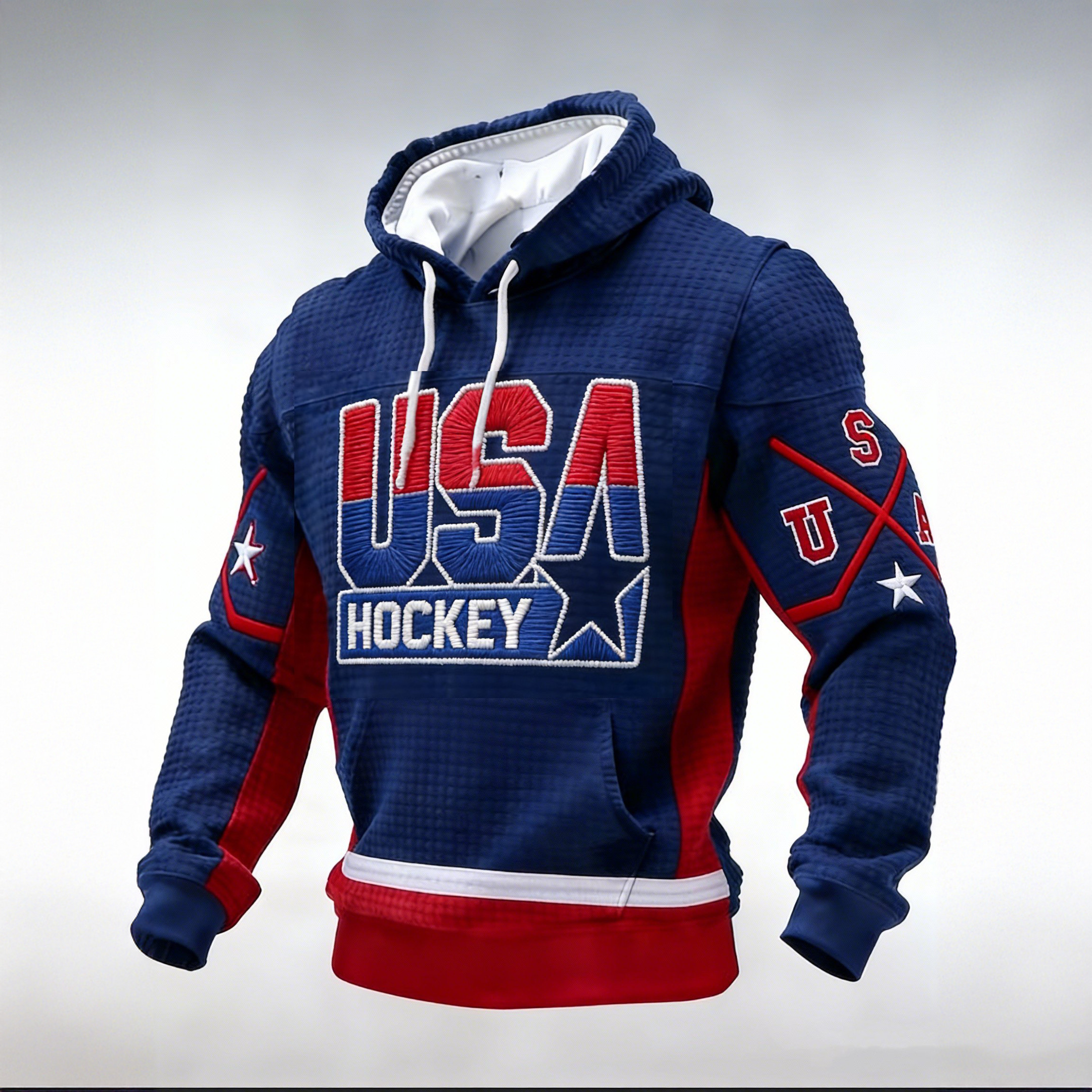 USA Hockey Team Hoodie Milano Cortina 2026 Winter Olympic Hooded Sweatshirt Hockey Gear