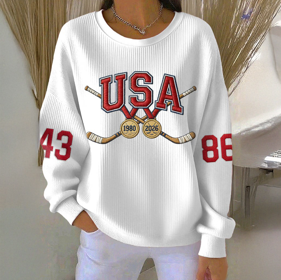 USA Hockey Team Sweatshirt 2026 Winter Olympic USA Hockey Gold Merch Best Gift For Fan