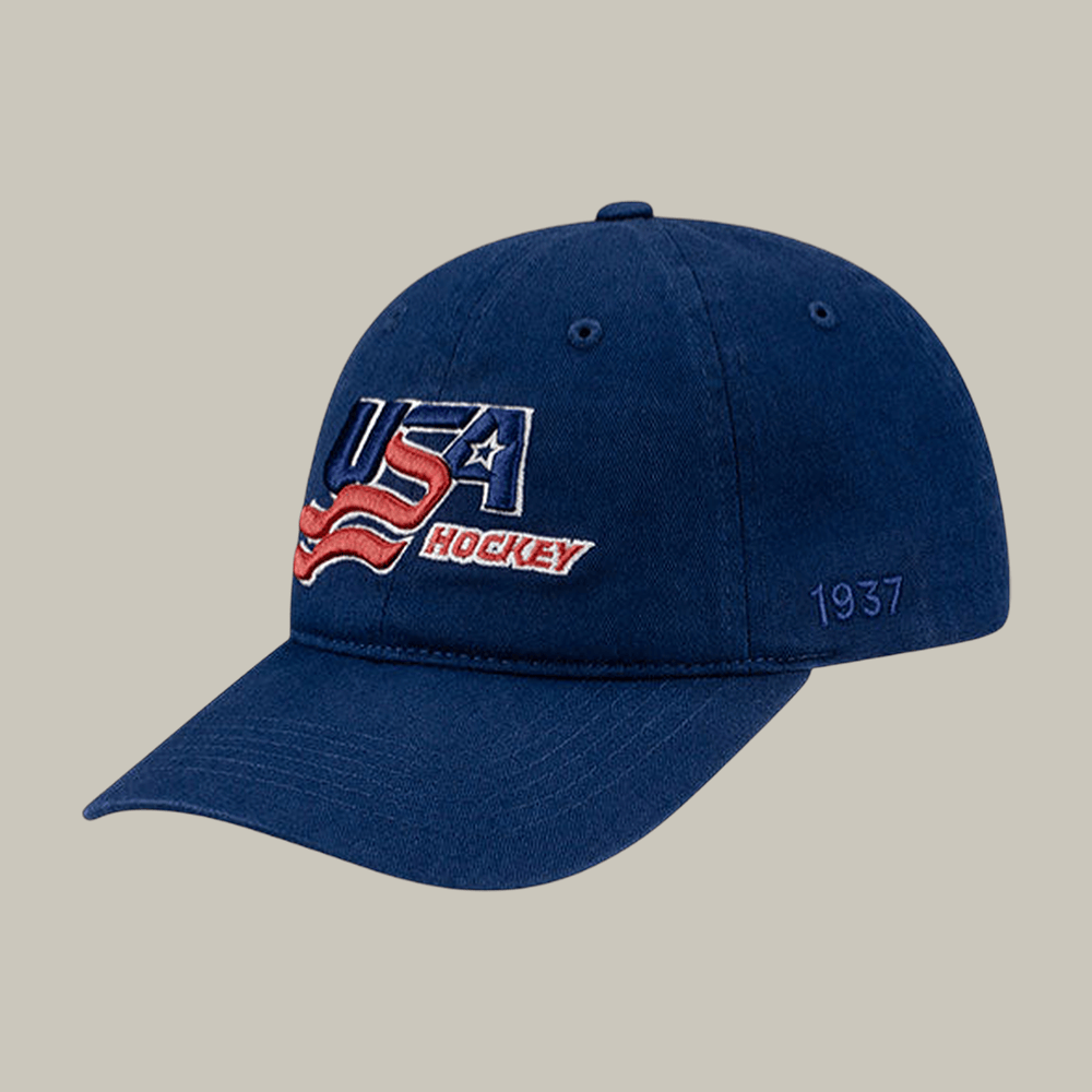 USA Hockey Wave Logo 1937 Slouch Hat USA Hockey Gold Medal Merch Unique Gift For Fan