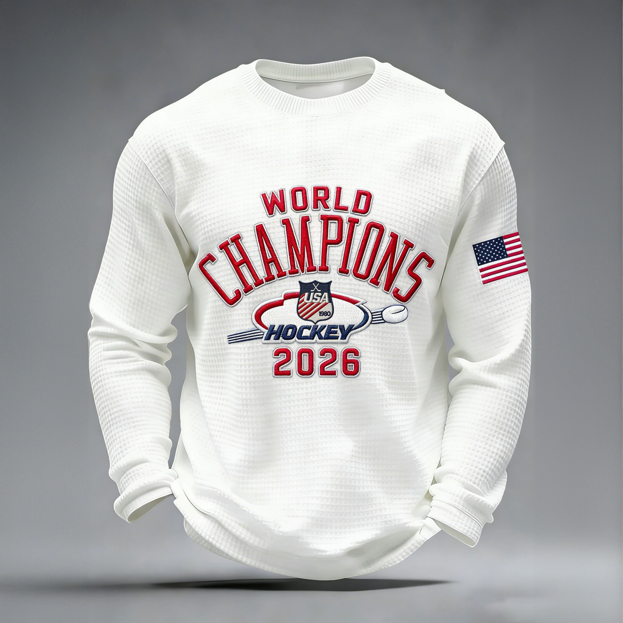 USA Hockey World Champions 2026 Long Sleeve Shirt USA Hockey Team Apparel