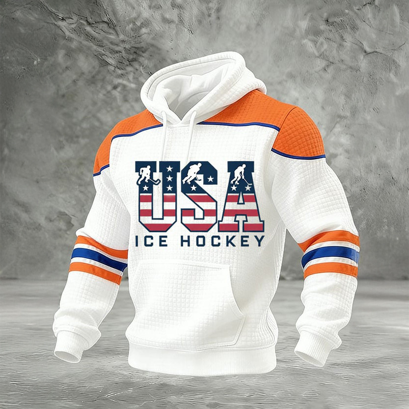 USA Ice Hockey 2026 Winter Olympic Hoodie USA Hockey Team Apparel Present Idea