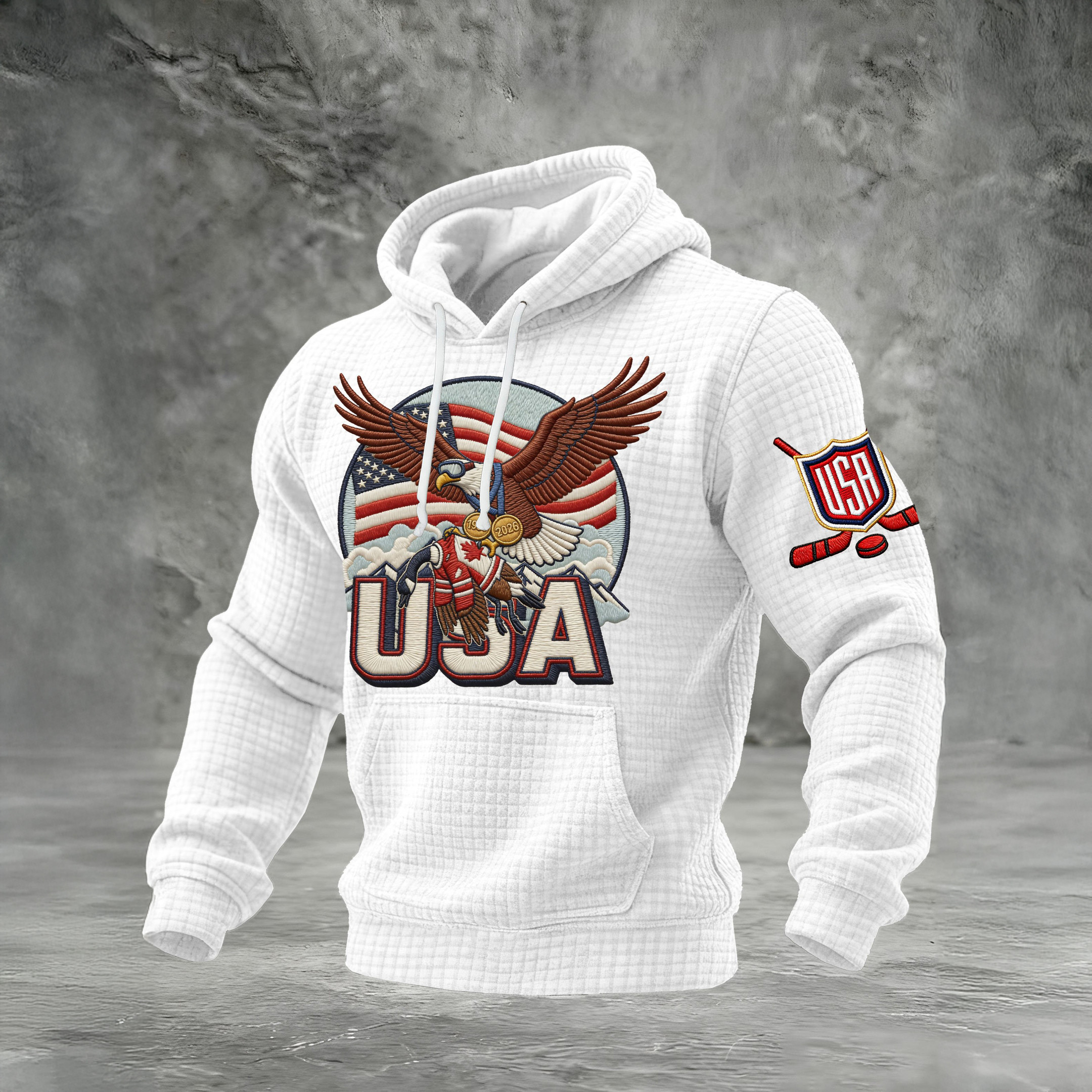 USA Ice Hockey 2026 Winter Olympic Hoodie USA Ice Hockey Apparel Good Gift For Fan