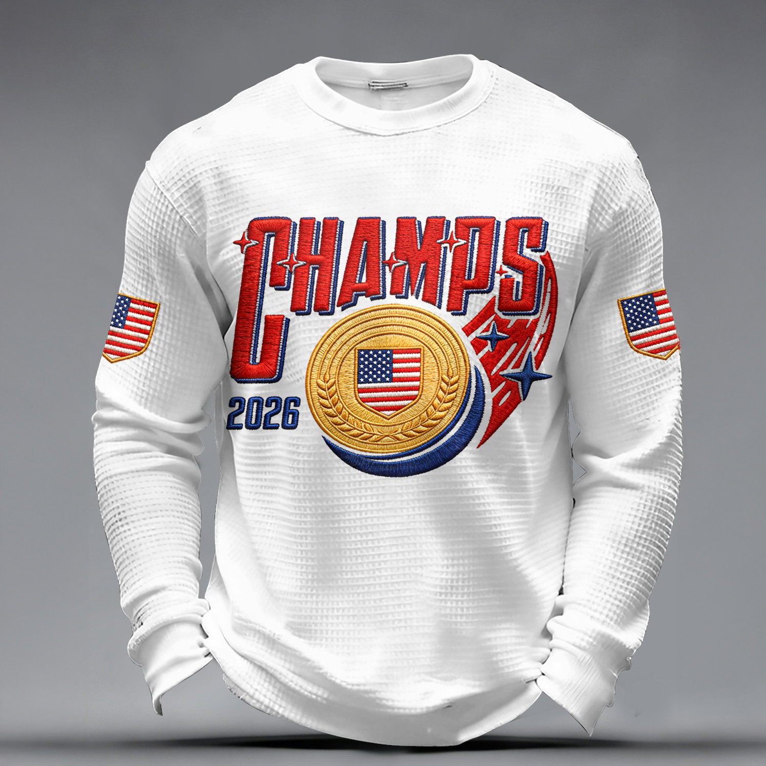 USA Ice Hockey Champions 2026 Long Sleeve Shirt USA Hockey Gold Merch Best Present For Fans