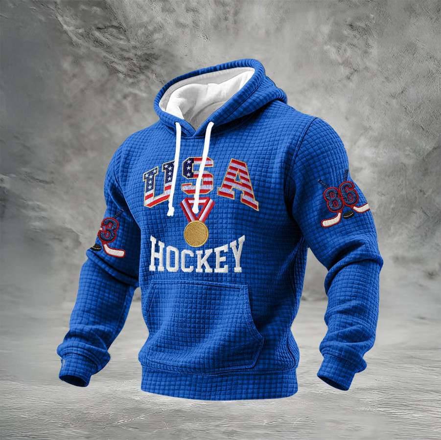 USA Ice Hockey Gold Hoodie Milano Cortina 2026 Winter Olympic Apparel Fans Gift