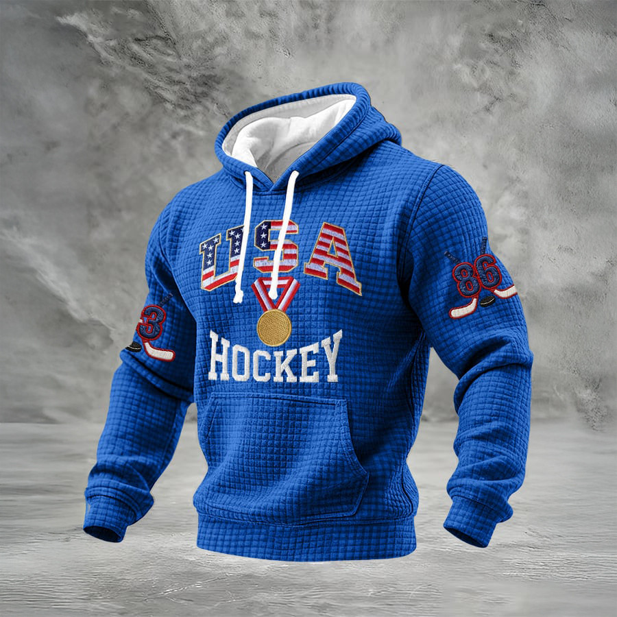 USA Ice Hockey Gold Medal Hoodie 2026 Winter Olympic USA Hockey Apparel Gift For Him