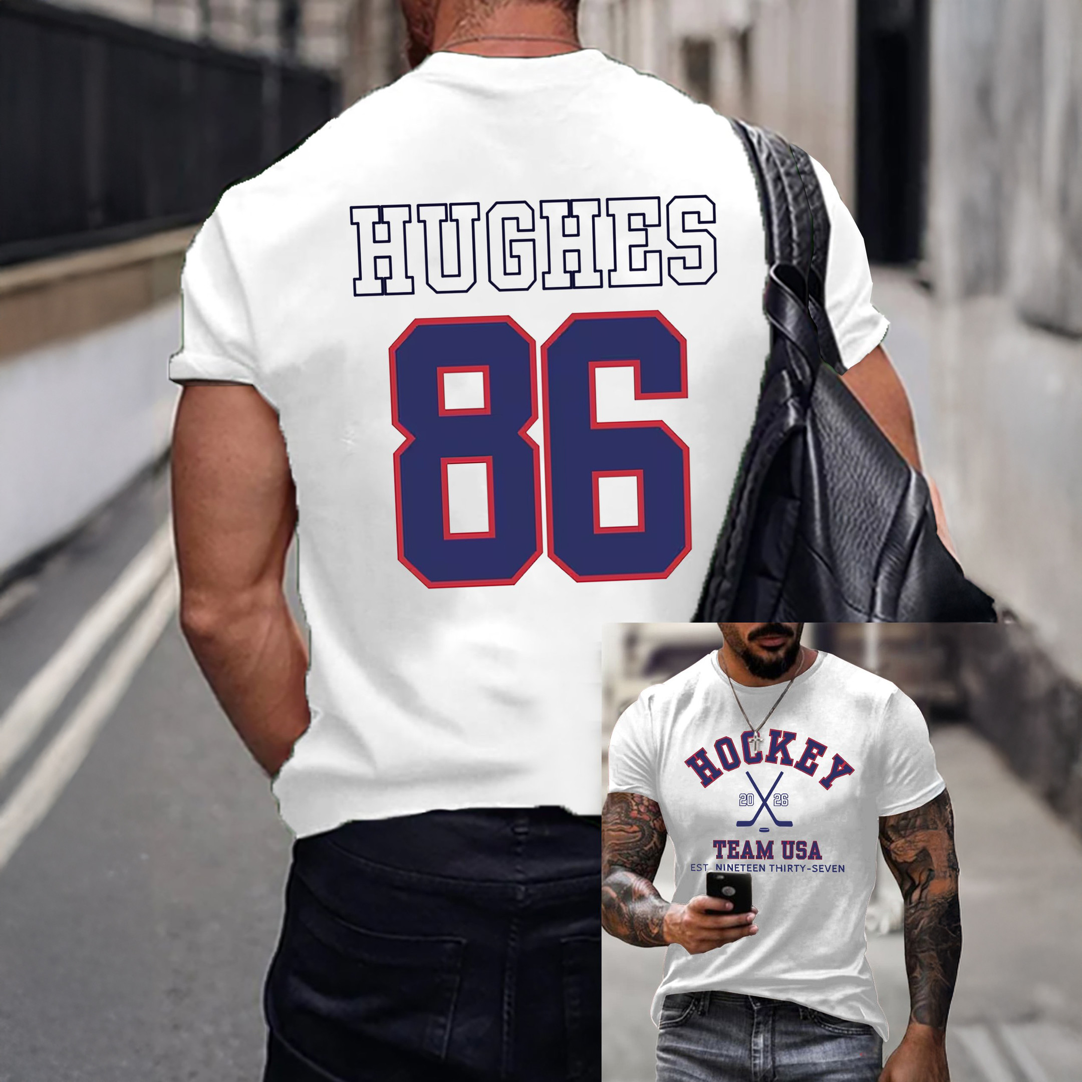 USA Ice Hockey Team 86 HugHES t-sHIRT Team USA Olympic 2026 Merch Best Fans Gifts