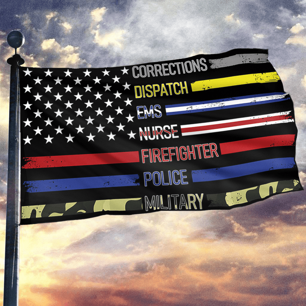 USA Patriotic Support Appreciation Flag Red Blue Camo Lines Honoring Best Outdoor Decor Gifts