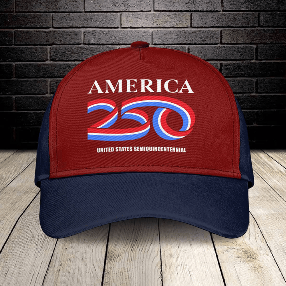 USA Semiquincentennial America 250 Patriotic Hat America's 250 Birthday Cap Gift For Him