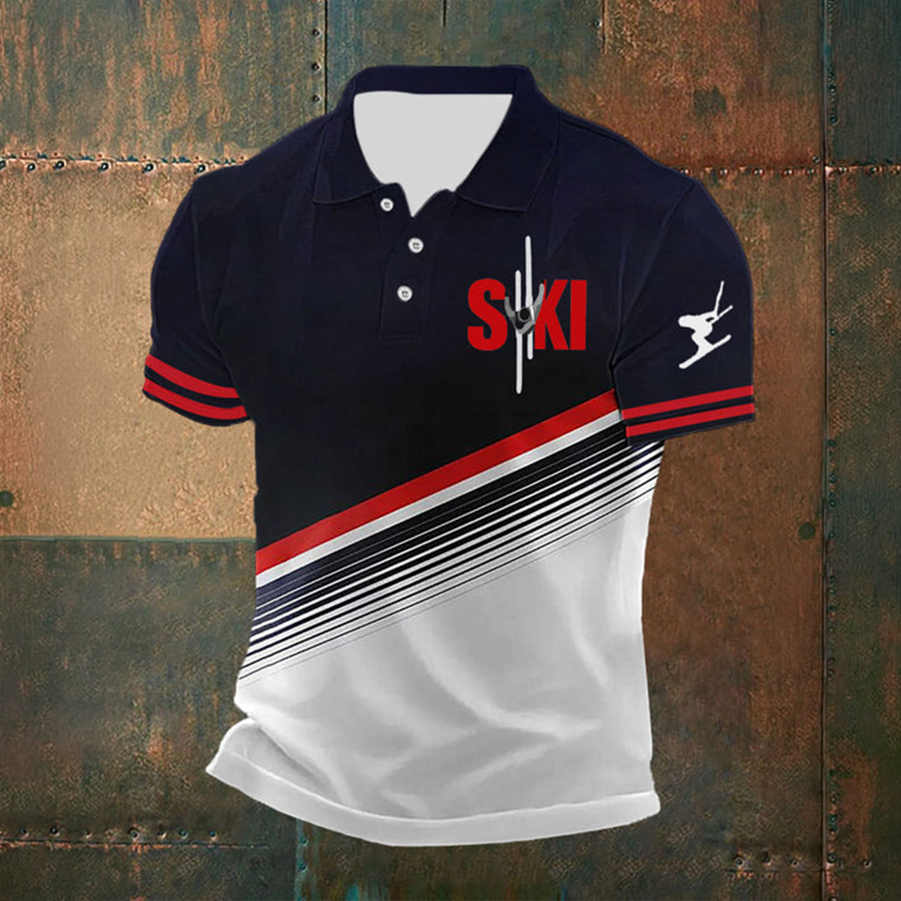 USA Ski Team 2026 Polo Shirt United States Milano Cortina 2026 Clothes Fan Gear