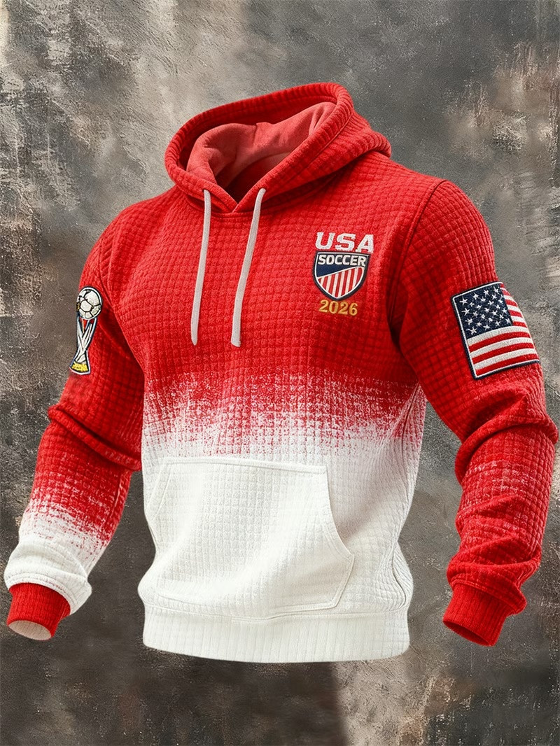 USA Soccer 2026 Hoodie FIFA World Cup Trophy Fan Gear Hoodies For Men Best Gift Ideas