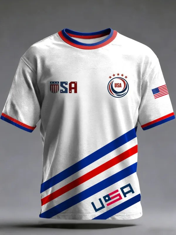 USA Soccer Fan Jersey T-Shirt World Cup 2026 Fan Gear Best Gift For American Supporters