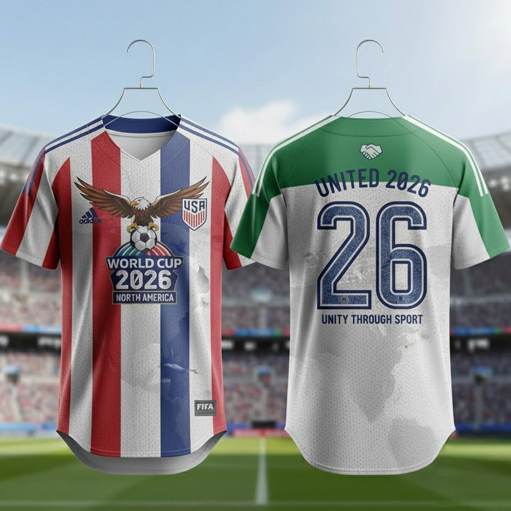 Usa Soccer Fifa World Cup 2026 Fan Jersey United 2026 Number 26 Shirt Supporter Edition Usa Soccer Fifa World Cup 2026 Fan Jersey United 2026 Number 26 Shirt Supporter Edition