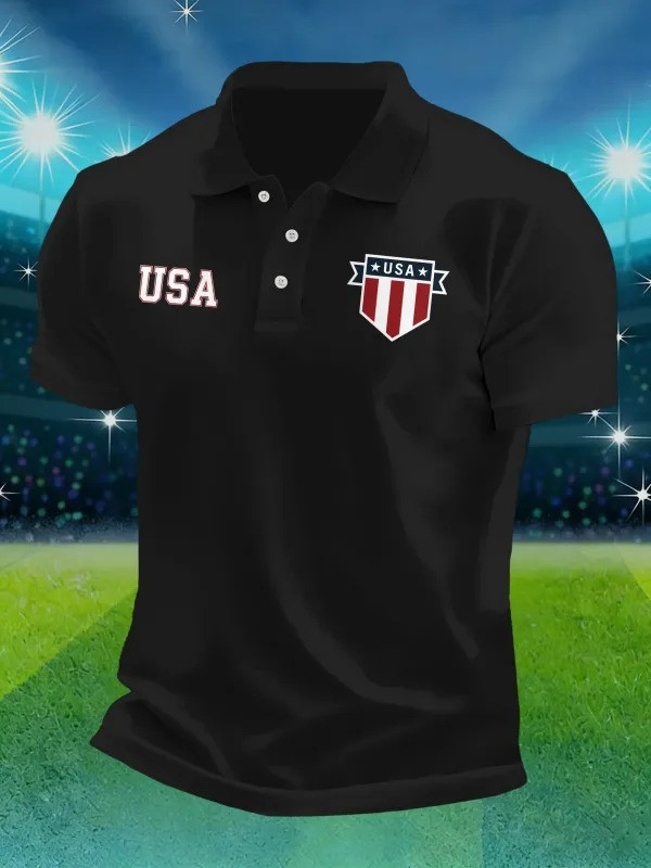 USA Soccer Polo Shirt World Cup 2026 Fan Gear Best Gift For American Football Supporters