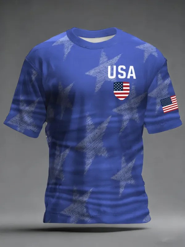 USA Soccer T-Shirt World Cup 2026 Star Burst Fan Gear Best Gift For American Soccer Supporters