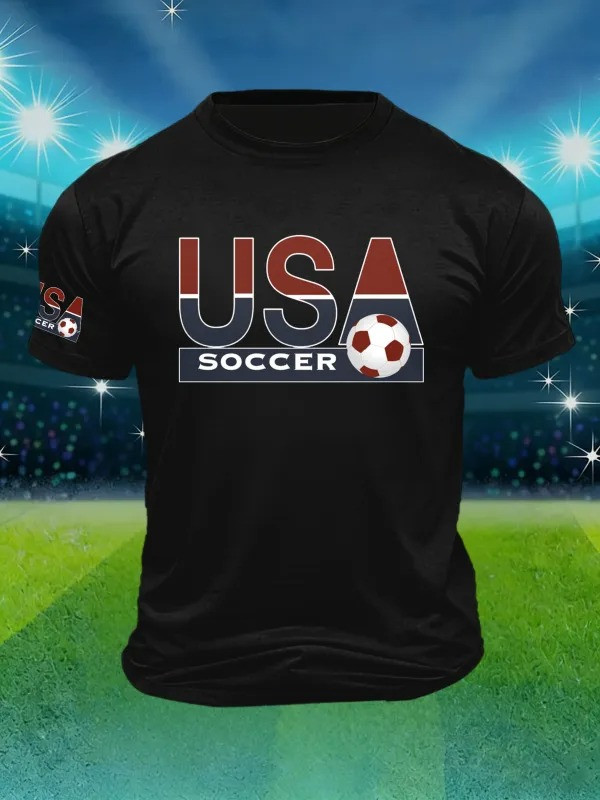 USA Soccer T-Shirt World Cup 2026 USMNT Fan Gear Best Gift For American Football Supporters