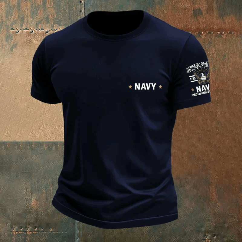 USA Veteran Merch Navy Veteran Shirt USMC 250th Anniversary Gift for Husband