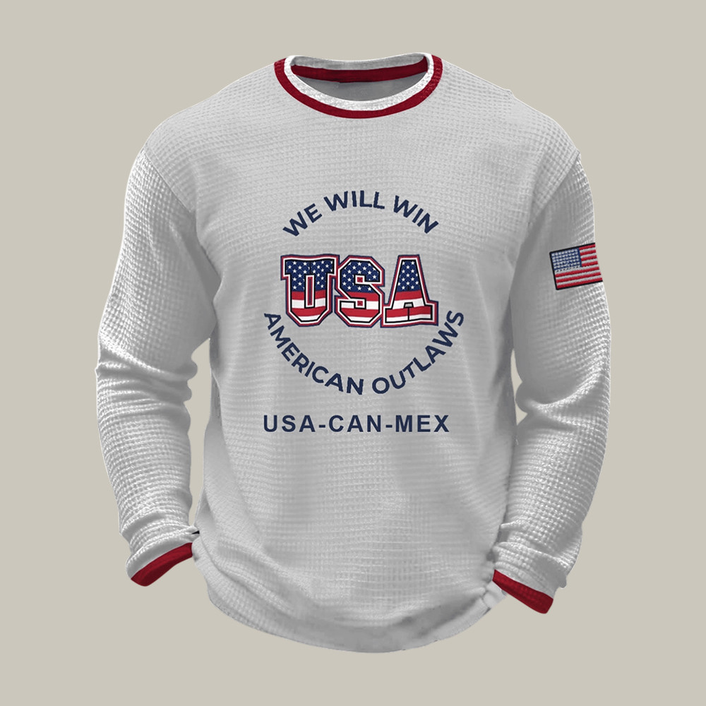 USA We Will Win World CUp 2026 Long Sleeve Shirt FIFA Club World Cup Bracket Apparel Soccer Fan Gear