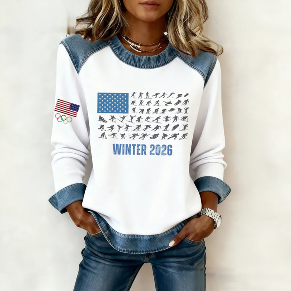USA Winter Olympic 2026 Sweatshirt United States Milano Cortina 2026 Apparel