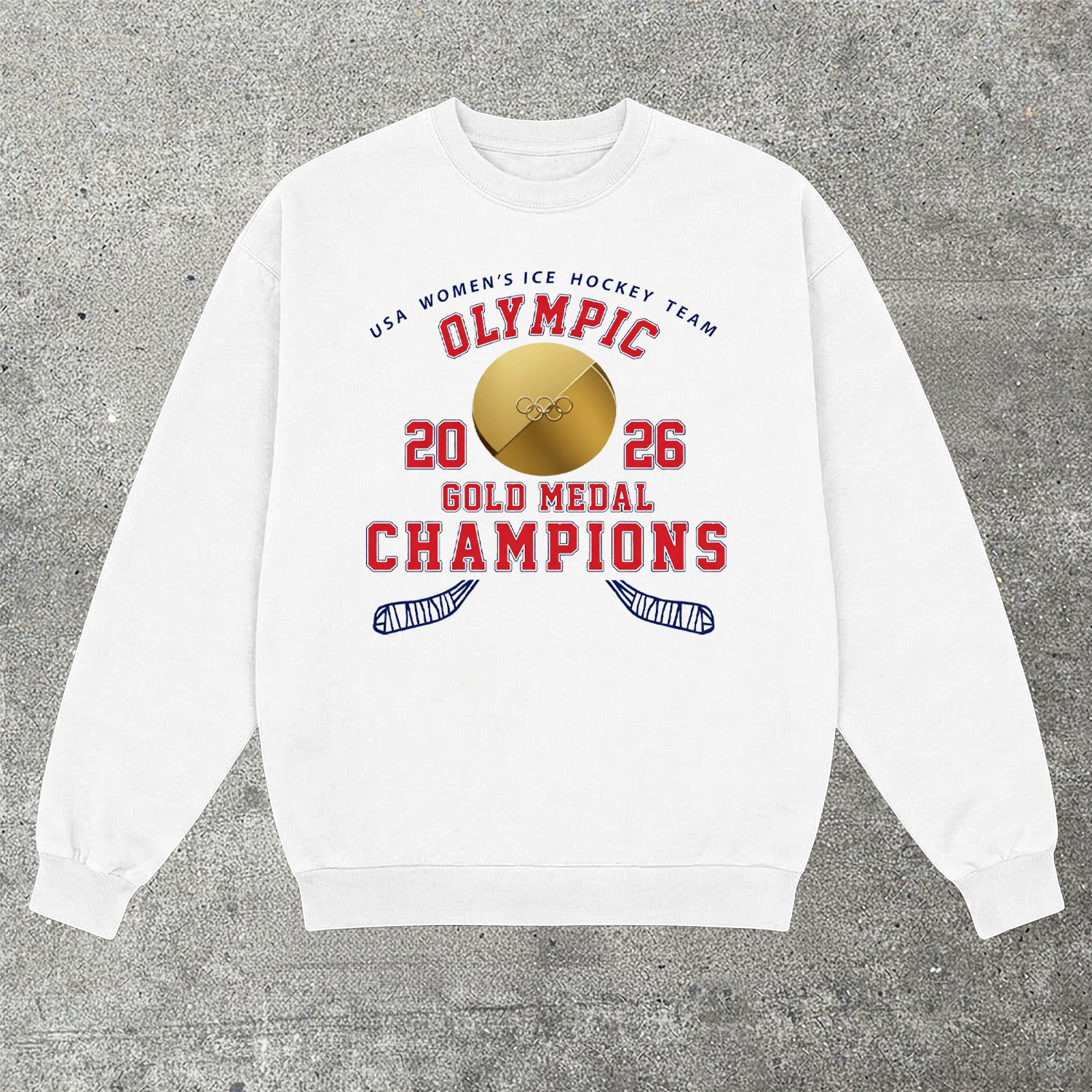 USA Women's Ice Hockey Team 2026 Olympic Gold Medal Champions Sweatshirt Best Fan Gift