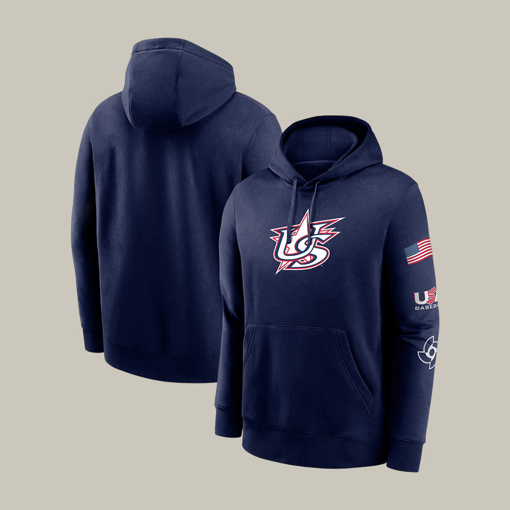 USA World Baseball Classic 2026 Hoodie Game Day Hooded Sweatshirt Fan Gear
