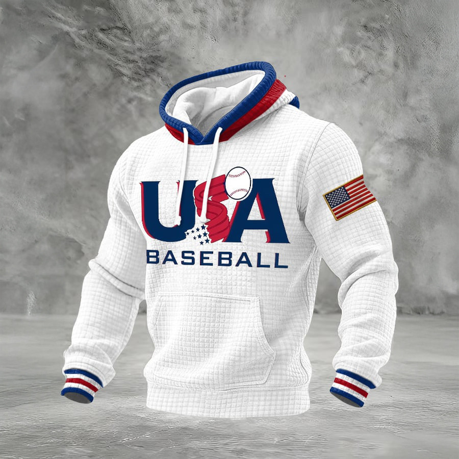 USA World Baseball Classic 2026 Hoodie Team USA Baseball Score Hooded Sweatshirt Fan Gear