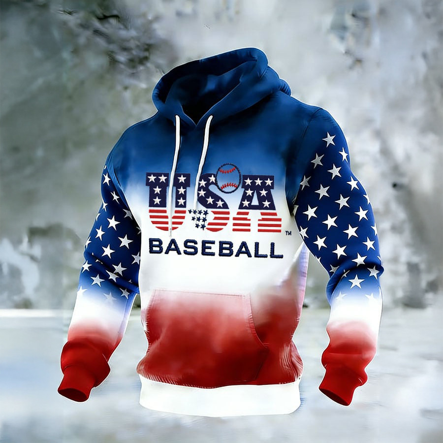 USA World Baseball Classic 2026 Hoodie Team USA Baseball Score Merch Game Day Gear