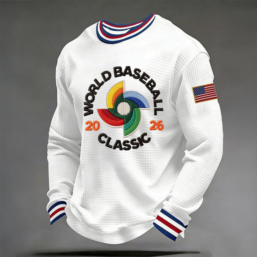 USA World Baseball Classic 2026 Long Sleeve Shirt Team USA Baseball Apparel Fan Gear