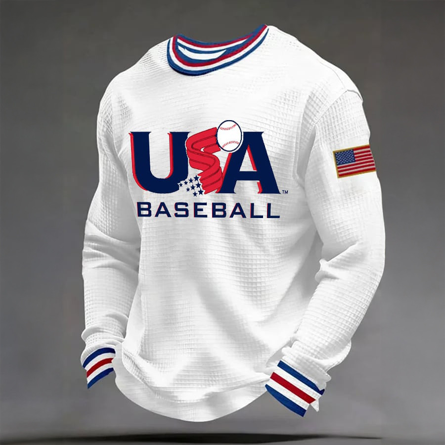 USA World Baseball Classic 2026 Long Sleeve Shirt Team USA Baseball Score Merch Fan Present