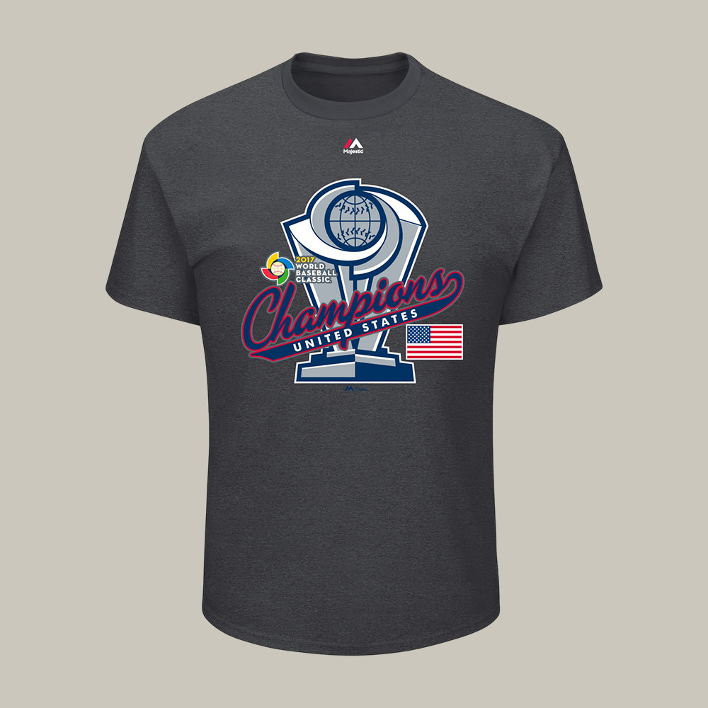 USA World Baseball Classic Champions Locker Room T-Shirt Team USA Baseball Clothes Fan Gift For Him