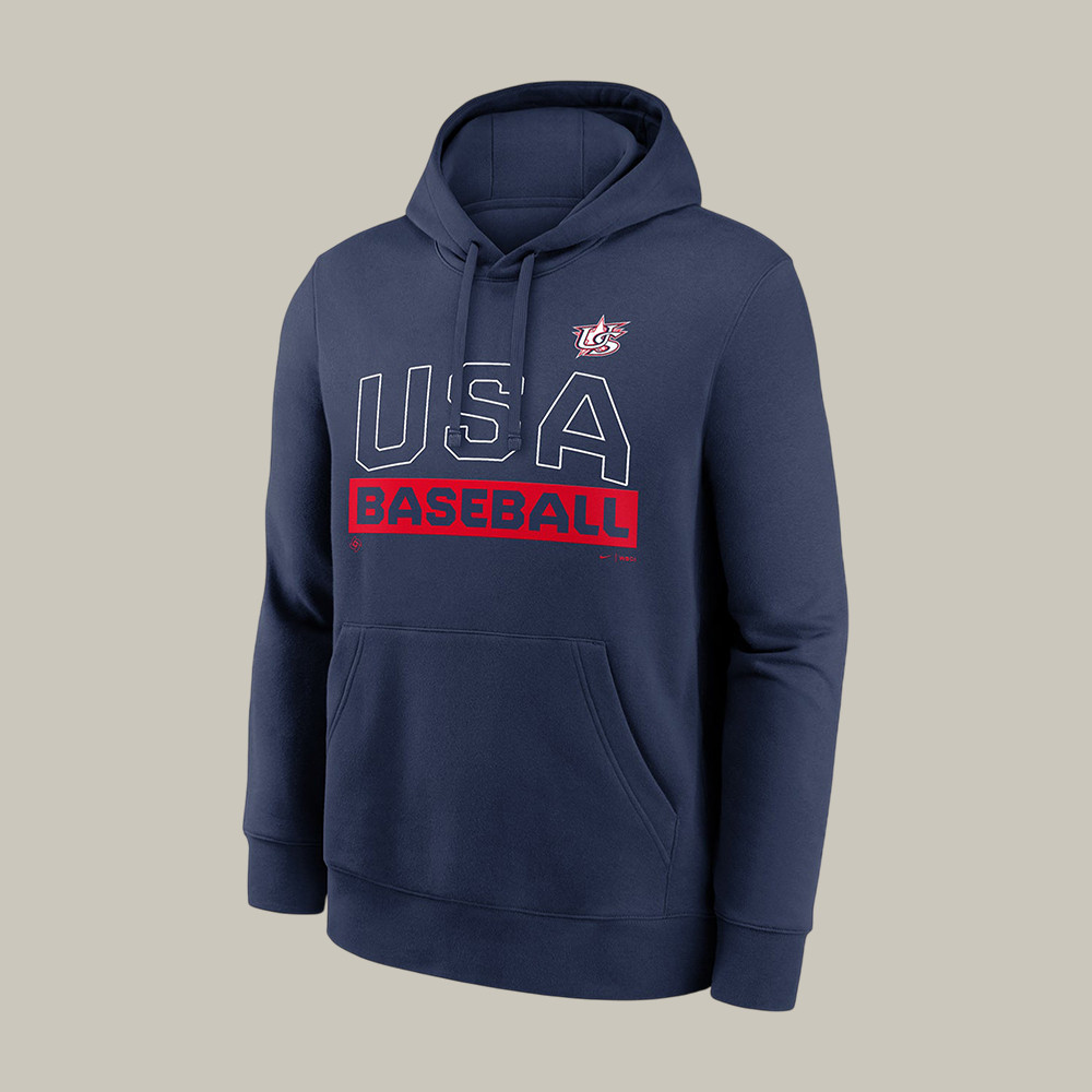 USA World Baseball Classic Club Hoodie Team USA Baseball Score Hooded Sweatshirt Fan Gear