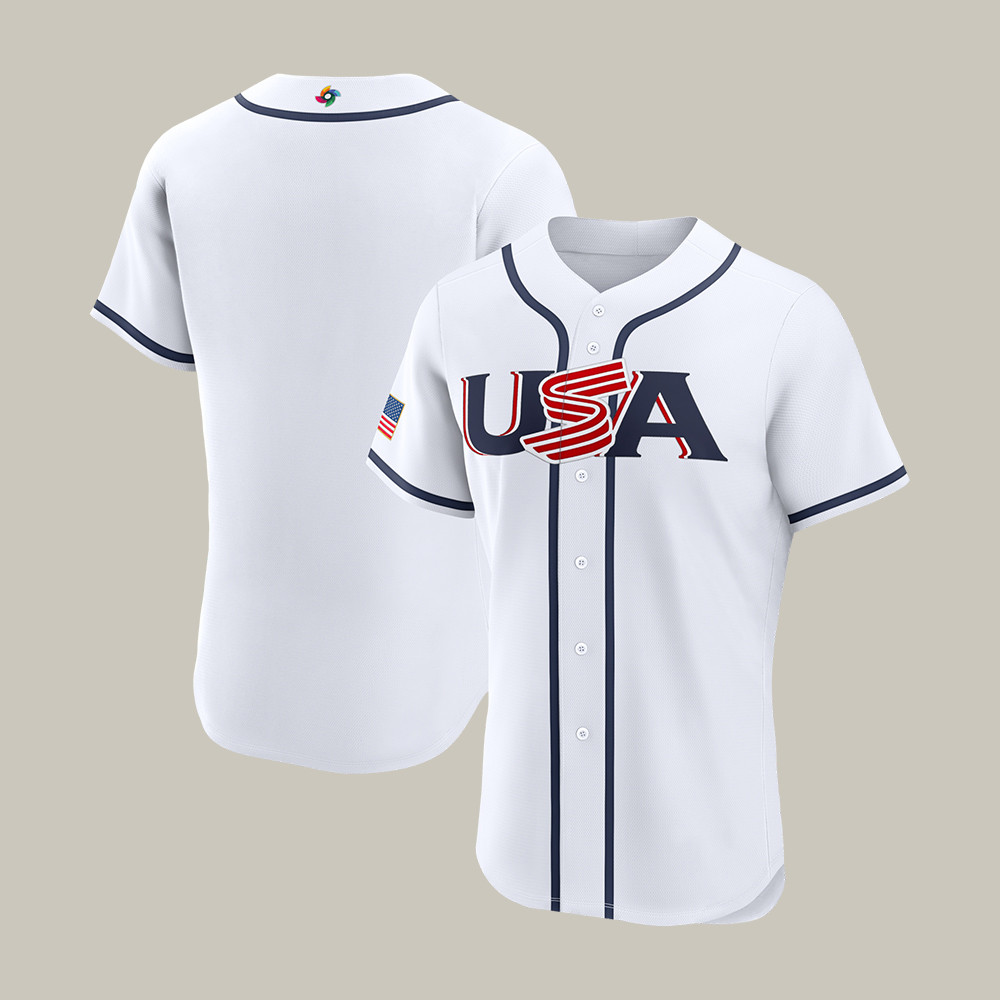 USA World Baseball Classic Graphic Jersey Sport Fan Clothes Baseball Lover Presents