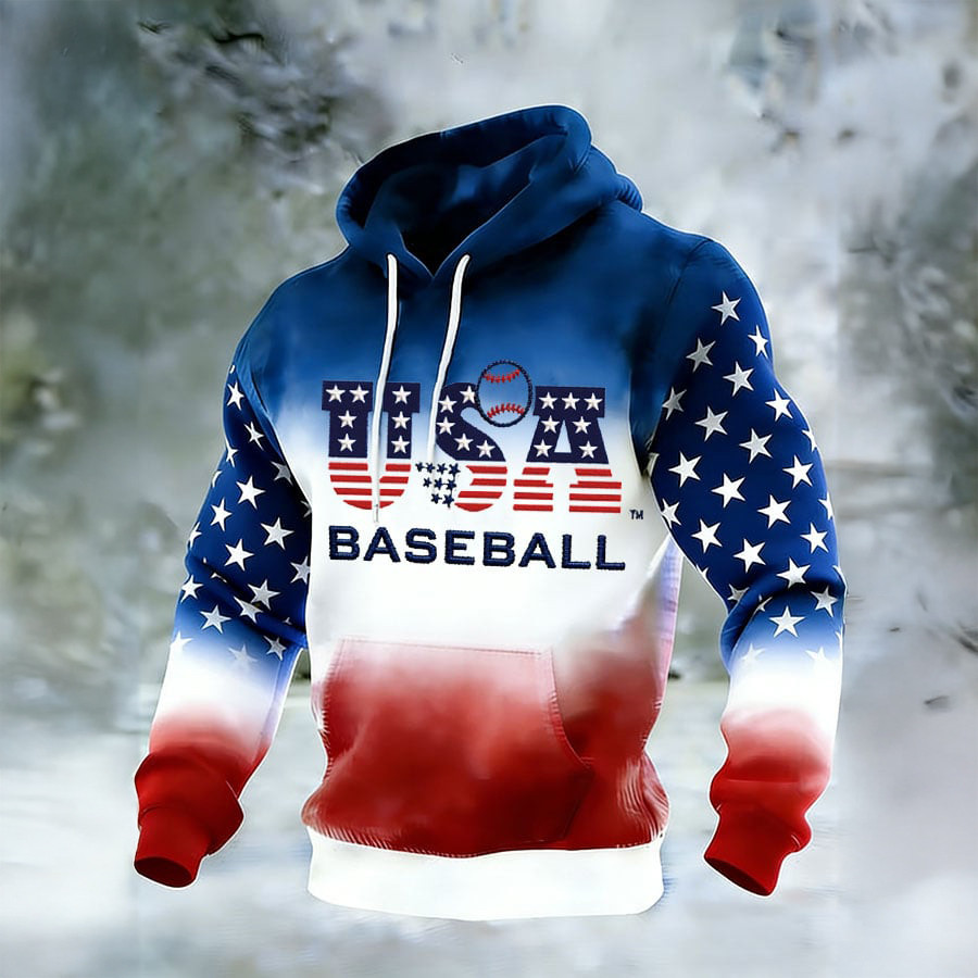USA World Baseball Classic Hoodie Baseball Apparel Present For Boyfriend
