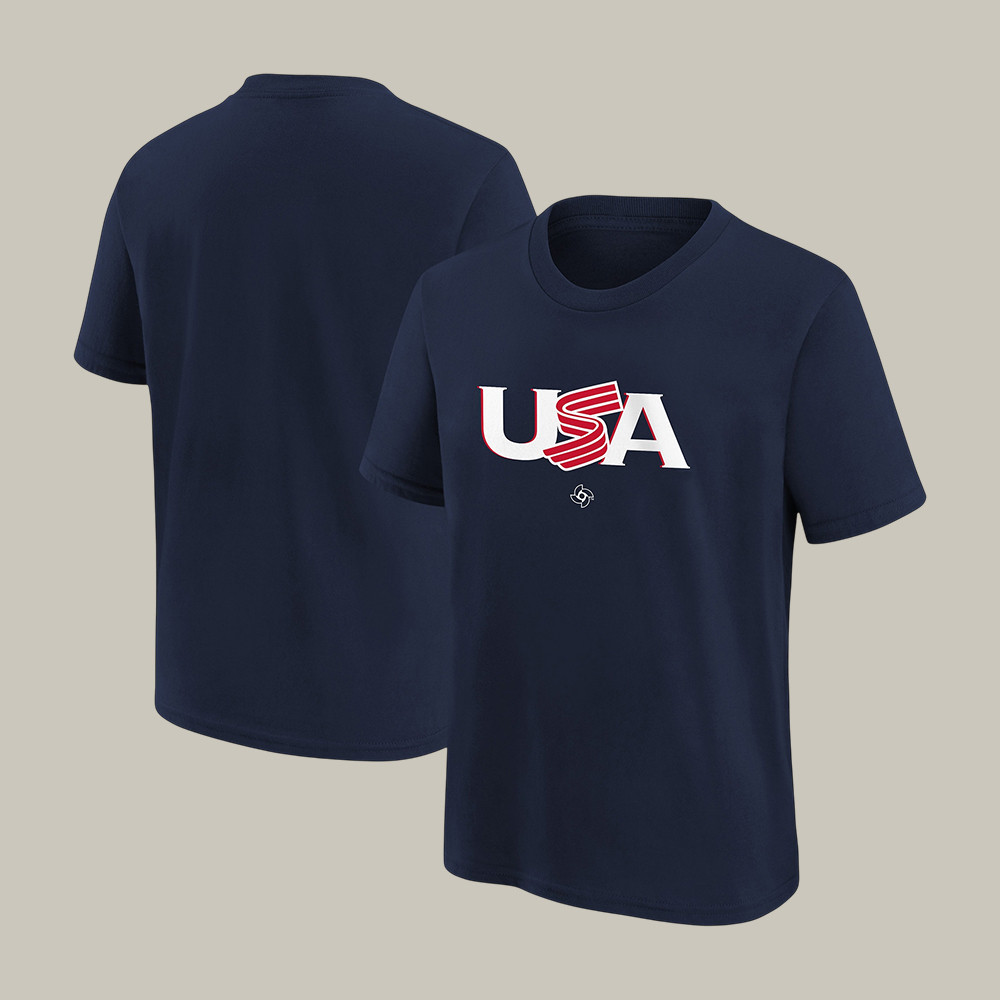 USA World Baseball Classic Logo T-Shirt Game Day Clothing Cool Gift For Men