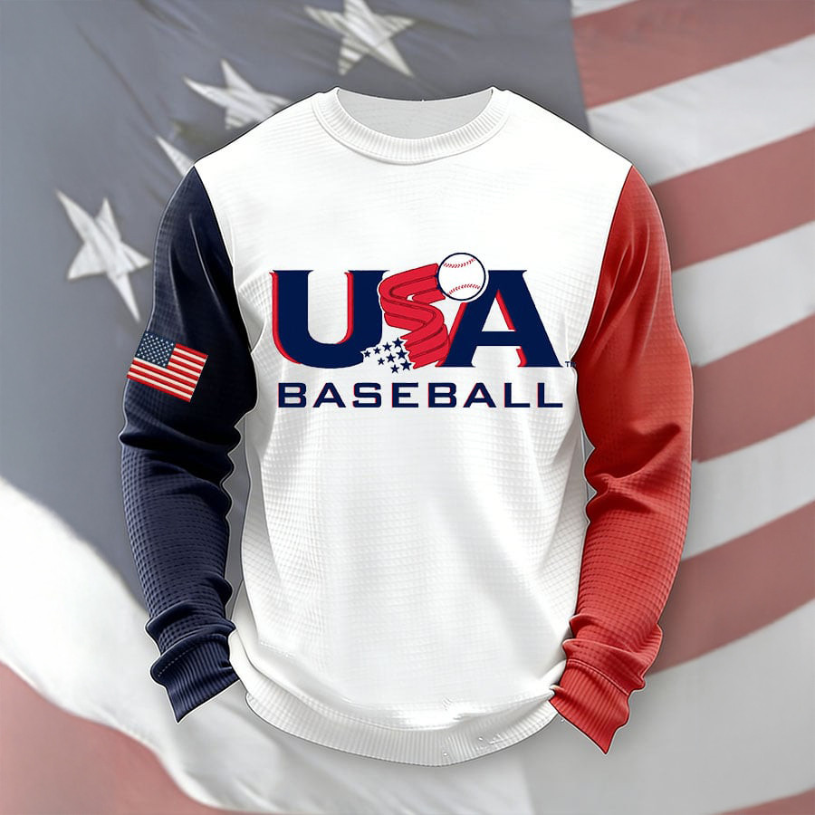 USA World Baseball Classic Long Sleeve Shirt Baseball Apparel Fan Gift For Boyfriend