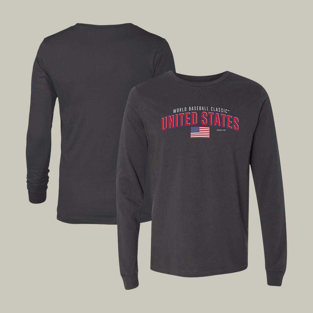USA World Baseball Classic Long Sleeve Shirt Team USA Baseball Clothing Sport Fan Gifts
