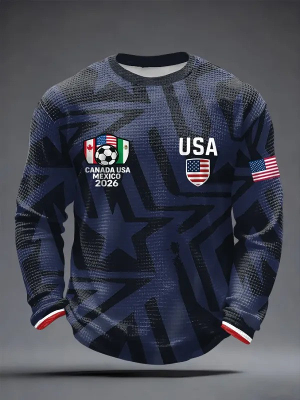 USA World Cup 2026 Long Sleeve Shirt Canada Mexico Soccer Fan Gear Best Gift For USMNT Supporters