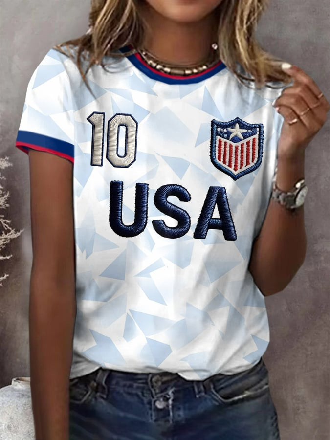 USA World Cup 2026 Soccer T-Shirt Soccer Lovers Game Day Shirts Gifts For Wife