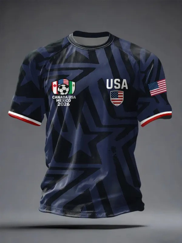 USA World Cup 2026 T-Shirt Canada Mexico Soccer Fan Gear Best Gift For Football Supporters
