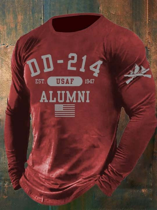 USAF DD-214 Alumni Long Sleeve Shirt Proud 1947 U.S Air Force Merch Best Enthusiasts Clothing