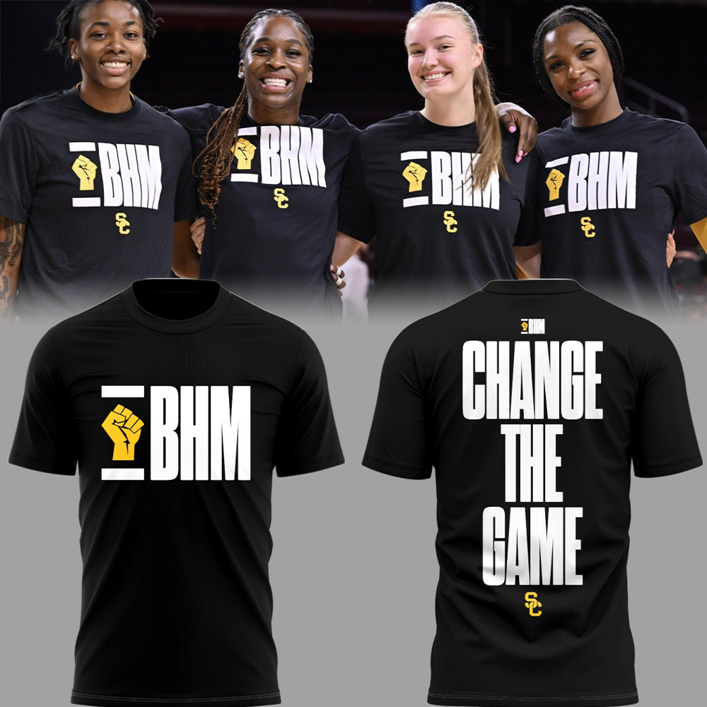 Usc Black History Month Change The Game T-Shirt Black History Pride Shirt Unique Gift Idea